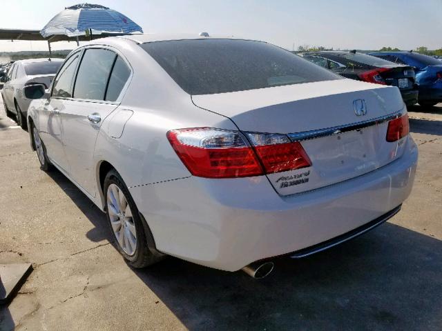 1HGCR3F87EA009881 - 2014 HONDA ACCORD EXL WHITE photo 3