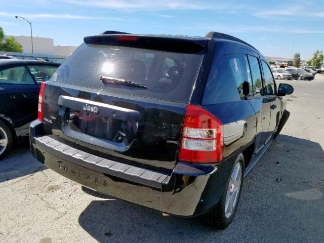 1J8FF47W28D611669 - 2008 JEEP COMPASS SP შავი ფოტო 4