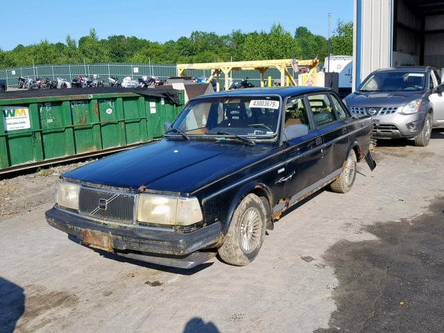 YV1AX8840K1354629 - 1989 VOLVO 244 DL BLACK photo 2