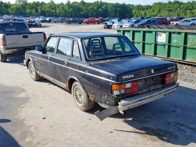 YV1AX8840K1354629 - 1989 VOLVO 244 DL BLACK photo 3