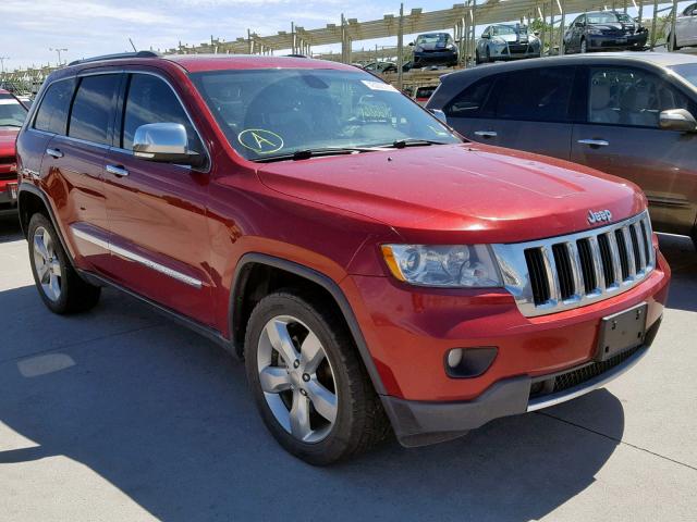 1C4RJFBT9CC234221 - 2012 JEEP GRAND CHER RED photo 1