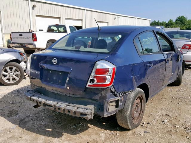 3N1AB61E18L700848 - 2008 NISSAN SENTRA 2.0 BLUE photo 4