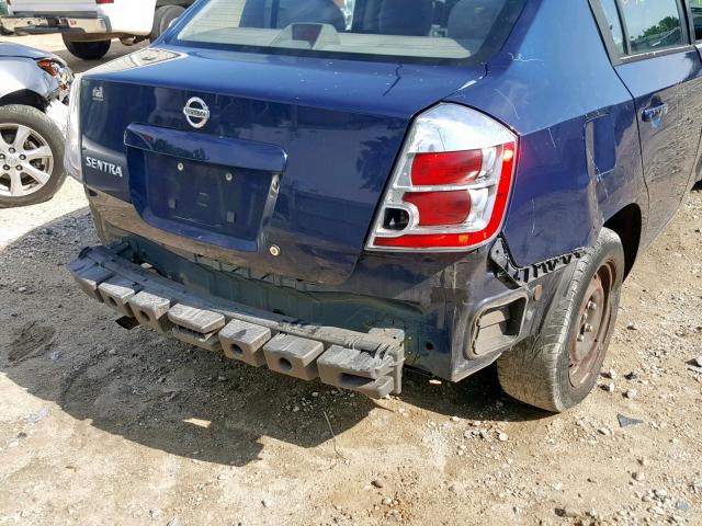 3N1AB61E18L700848 - 2008 NISSAN SENTRA 2.0 BLUE photo 9