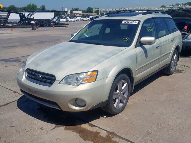 4S4BP86C074318719 - 2007 SUBARU LEGACY OUT GREEN photo 2