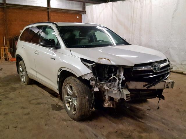 5TDDCRFH6FS009754 - 2015 TOYOTA HIGHLANDER WHITE photo 1