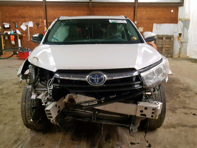 5TDDCRFH6FS009754 - 2015 TOYOTA HIGHLANDER WHITE photo 7