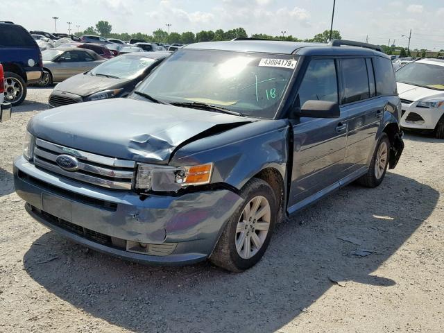 2FMGK5BC8ABA99918 - 2010 FORD FLEX SE BLUE photo 2