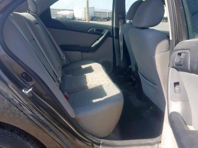 KNAFU4A20C5556576 - 2012 KIA FORTE EX BROWN photo 6