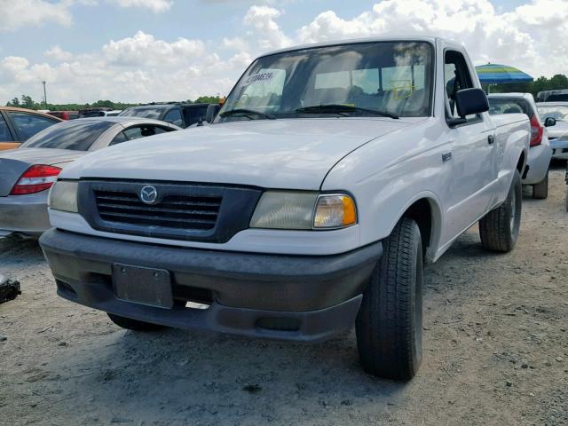 4F4YR12C5YTM16181 - 2000 MAZDA B2500 WHITE photo 2