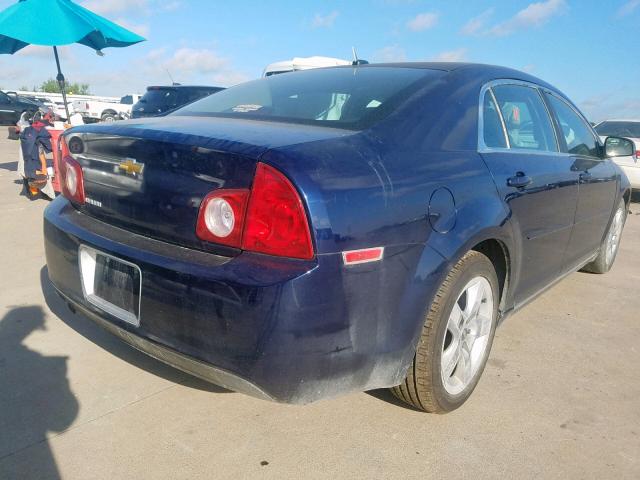 1G1ZC5EB8A4123182 - 2010 CHEVROLET MALIBU 1LT 蓝色 照片 4