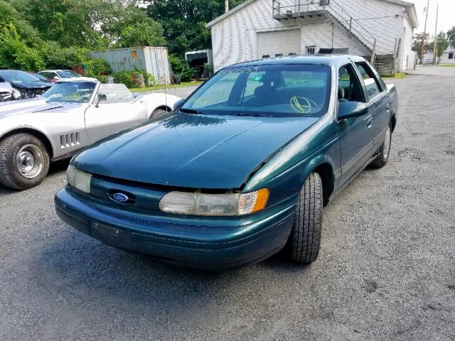 1FALP52U1SG314424 - 1995 FORD TAURUS GL GREEN photo 2