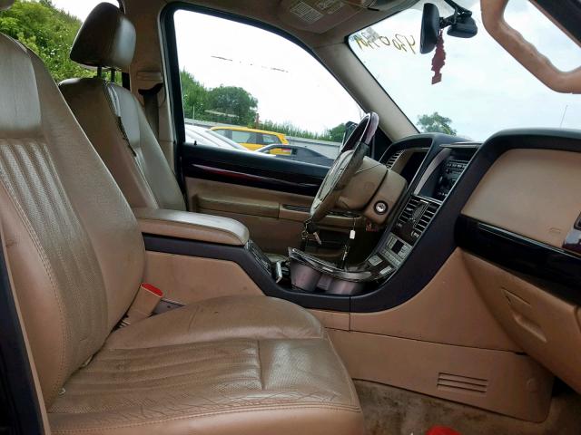 5LMEU68H95ZJ01282 - 2005 LINCOLN AVIATOR Qara foto 5