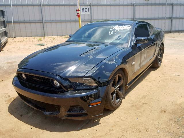 1ZVBP8CF3D5275502 - 2013 FORD MUSTANG GT BLACK photo 2