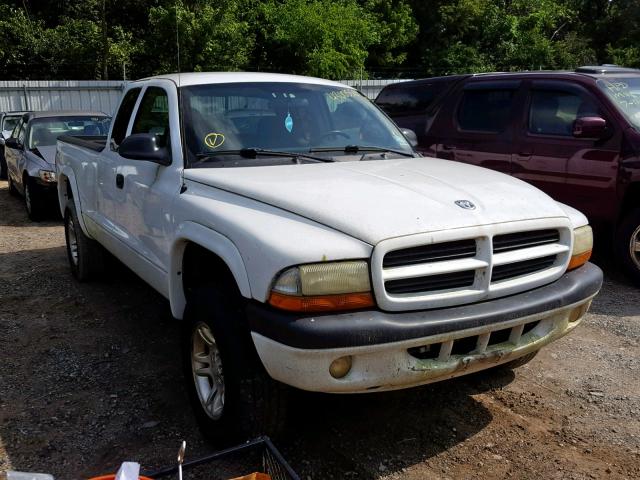 1D7HG32N63S106203 - 2003 DODGE DAKOTA SPO WHITE photo 1