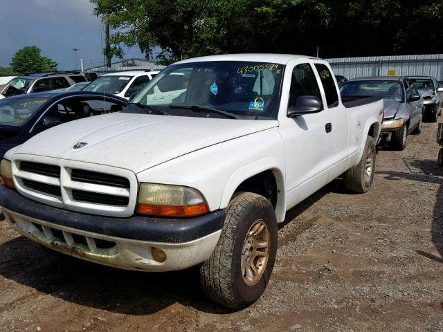 1D7HG32N63S106203 - 2003 DODGE DAKOTA SPO WHITE photo 2