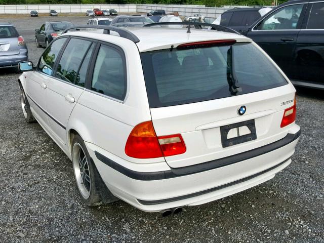 WBAEP33432PE91479 - 2002 BMW 325 XIT WHITE photo 3