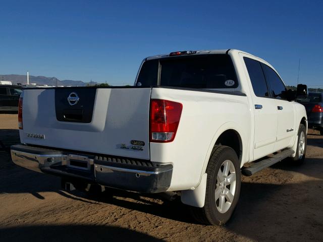 1N6AA0EC4BN320705 - 2011 NISSAN TITAN S WHITE photo 4