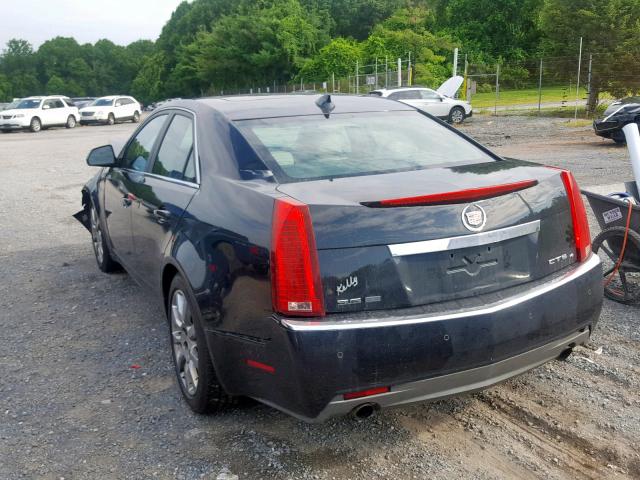 1G6DT57V490145100 - 2009 CADILLAC CTS HI FEA BLACK photo 3