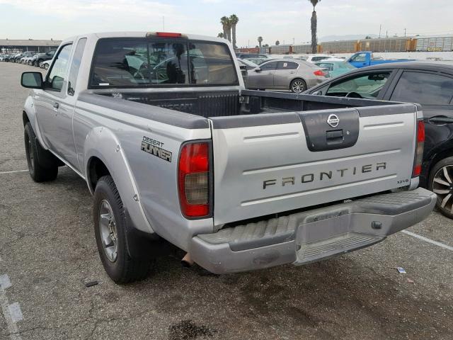 1N6ED26TX4C452353 - 2004 NISSAN FRONTIER K SILVER photo 3