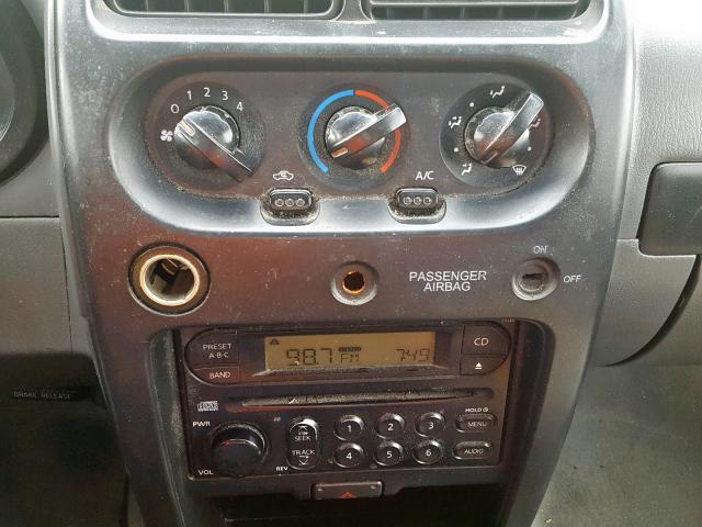 1N6ED26TX4C452353 - 2004 NISSAN FRONTIER K SILVER photo 9