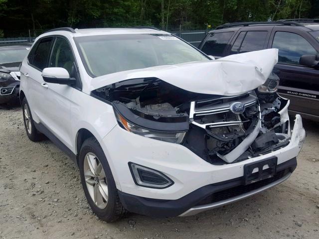 2FMPK4J93HBB30499 - 2017 FORD EDGE SEL WHITE photo 1