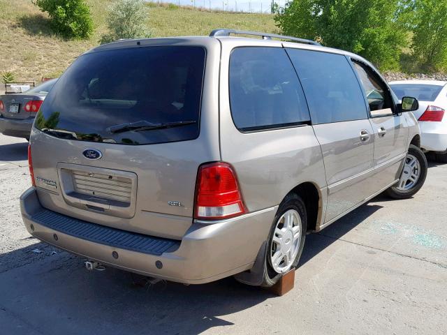 2FMDA52264BA48970 - 2004 FORD FREESTAR S TAN photo 4