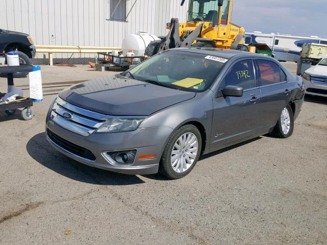 3FADP0L33AR149562 - 2010 FORD FUSION HYB CHARCOAL photo 2