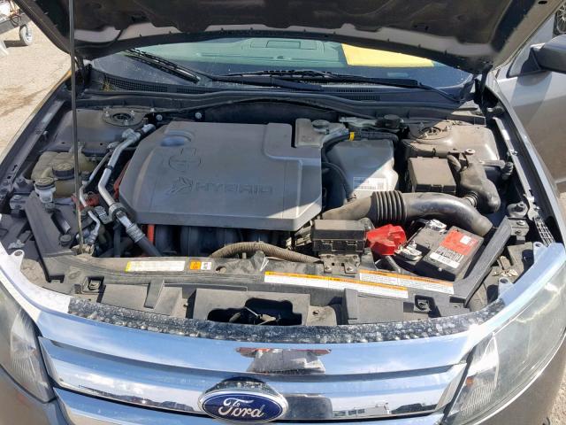 3FADP0L33AR149562 - 2010 FORD FUSION HYB CHARCOAL photo 7