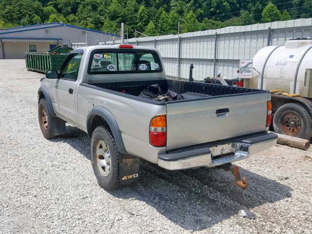 5TEPM62N83Z265509 - 2003 TOYOTA TACOMA SILVER photo 3