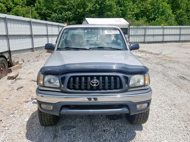 5TEPM62N83Z265509 - 2003 TOYOTA TACOMA SILVER photo 9