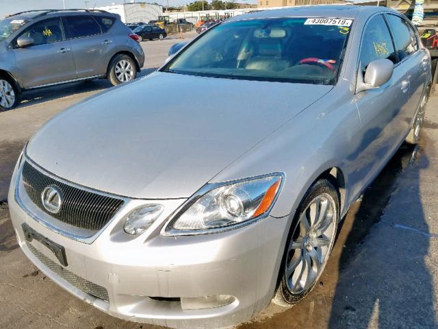 JTHBH96S965000426 - 2006 LEXUS GS 300 SILVER photo 2