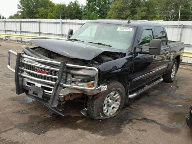 2GTEK13T461187798 - 2006 GMC NEW SIERRA BLACK photo 2