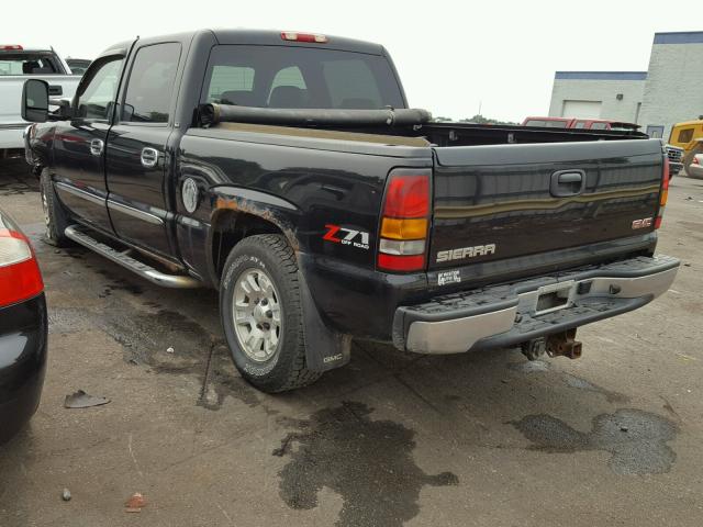 2GTEK13T461187798 - 2006 GMC NEW SIERRA BLACK photo 3