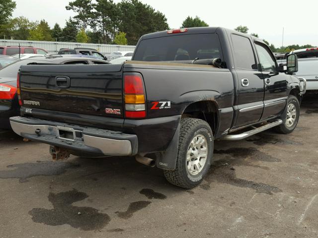 2GTEK13T461187798 - 2006 GMC NEW SIERRA BLACK photo 4