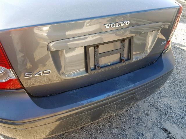 YV1MS382172294276 - 2007 VOLVO S40 2.4I GRAY photo 10