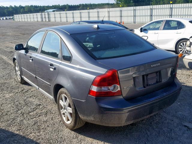 YV1MS382172294276 - 2007 VOLVO S40 2.4I GRAY photo 3