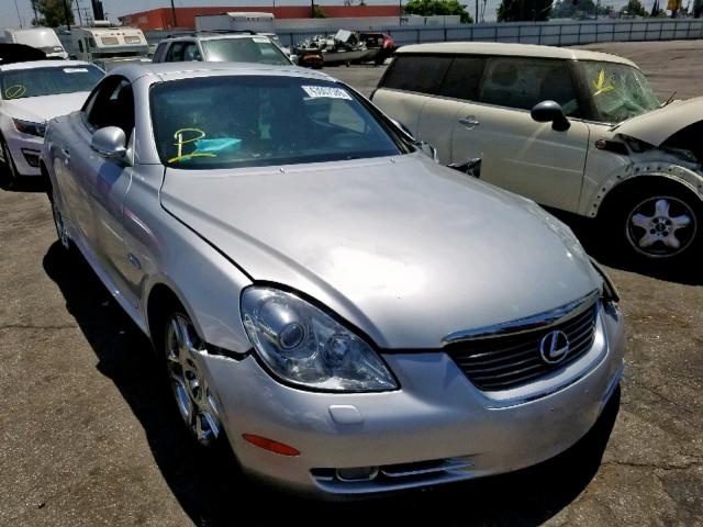 JTHFN48Y569006487 - 2006 LEXUS SC 430 SILVER photo 1