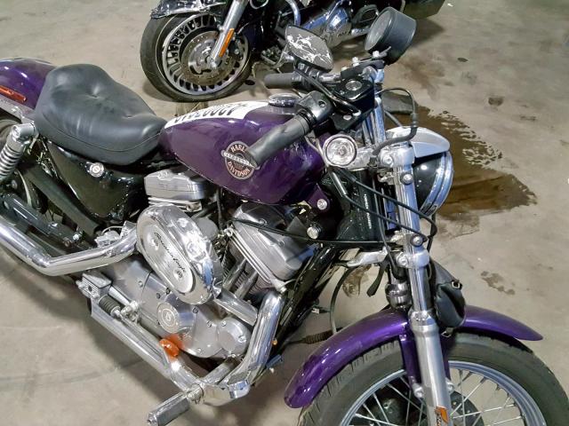 1HD4CEM112K143327 - 2002 HARLEY-DAVIDSON XL883 HUGG PURPLE photo 9