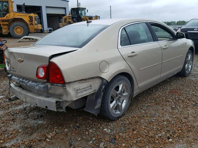 1G1ZC5EB2AF134053 - 2010 CHEVROLET MALIBU 1LT GOLD photo 4