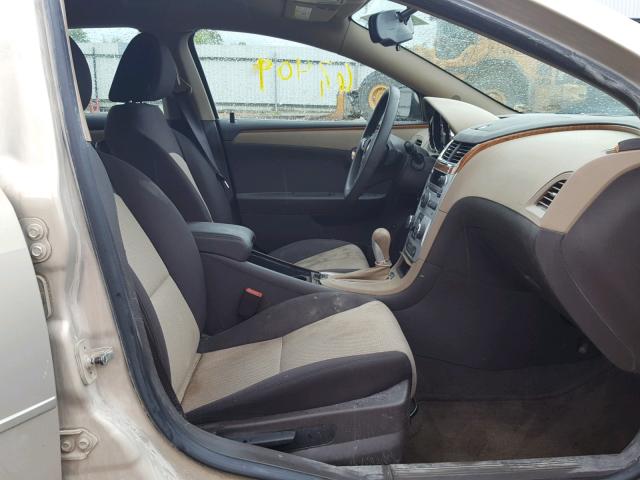 1G1ZC5EB2AF134053 - 2010 CHEVROLET MALIBU 1LT GOLD photo 5