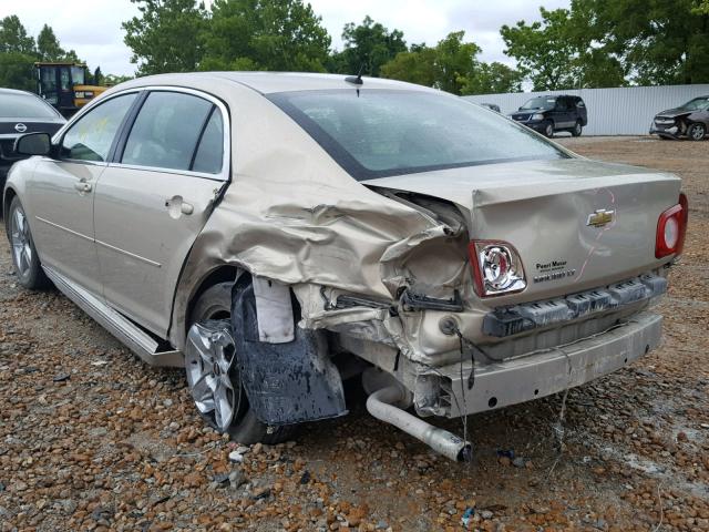 1G1ZC5EB2AF134053 - 2010 CHEVROLET MALIBU 1LT GOLD photo 9