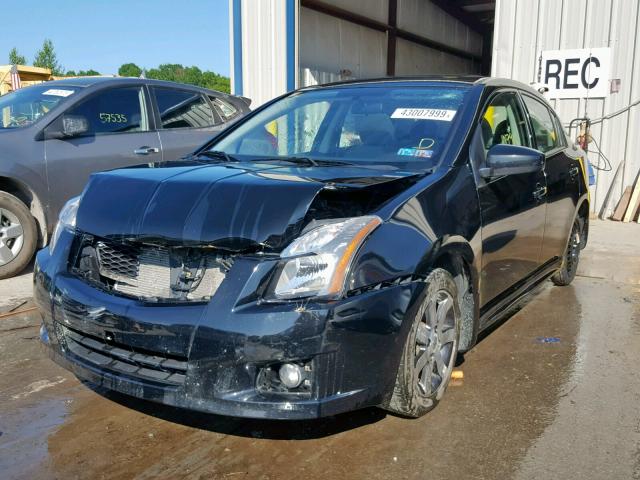 3N1AB6APXCL693831 - 2012 NISSAN SENTRA 2.0 BLACK photo 2