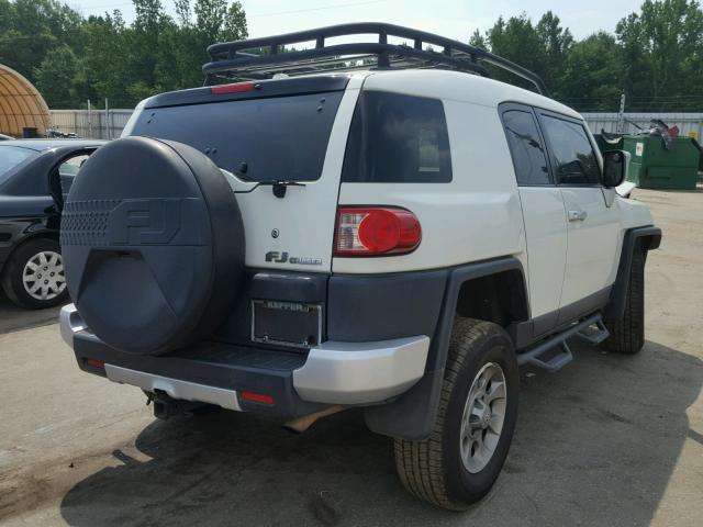 JTEBU4BFXBK113012 - 2011 TOYOTA FJ CRUISER WHITE photo 4