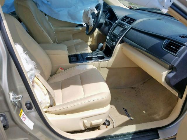 4T1BD1FK8FU157087 - 2015 TOYOTA CAMRY HYBR TAN photo 5