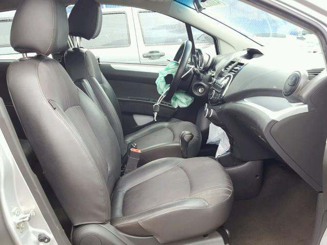 KL8CB6S92EC580632 - 2014 CHEVROLET SPARK LS SILVER photo 5