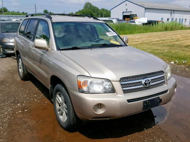 JTEDW21A660006618 - 2006 TOYOTA HIGHLANDER TAN photo 1