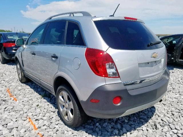 3GNAL2EK7ES625035 - 2014 CHEVROLET CAPTIVA LS 银色 照片 3