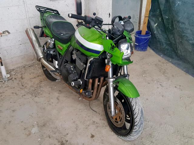 JKAZR9A155A039185 - 2005 KAWASAKI ZR1200 A GREEN photo 1