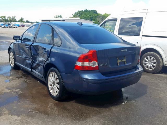 YV1MS382X52116203 - 2005 VOLVO S40 2.4I BLUE photo 3