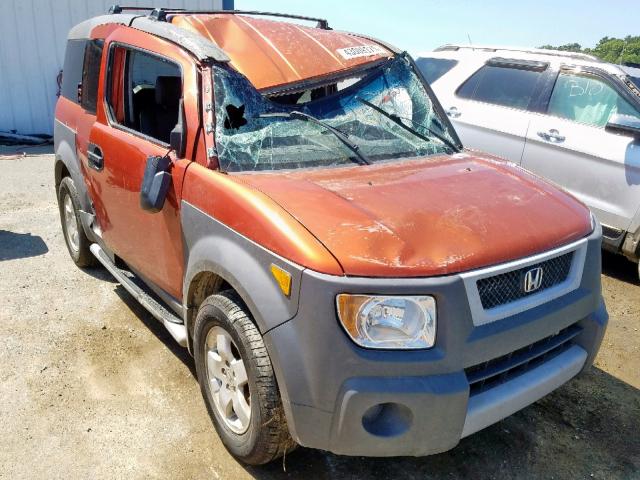 5J6YH17544L013223 - 2004 HONDA ELEMENT EX ORANGE photo 1